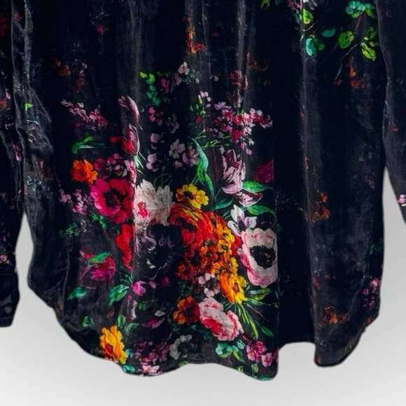 🔴SOLD🔴Anthropologie Pilcro Hadley Relaxed Buttondown Shirt: Velvet Edition Large - Picture 8 of 11